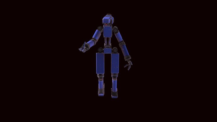 Blue Bot 3D Model