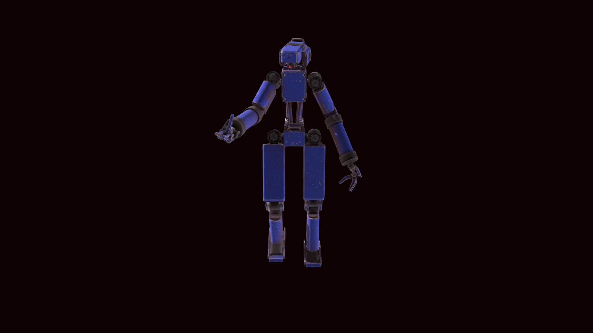 Blue Bot - Download Free 3D model by Marcus_Lewis [acc91b4] - Sketchfab
