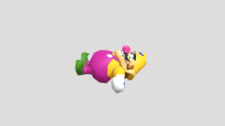 Wario (sm64 style) 3D Model