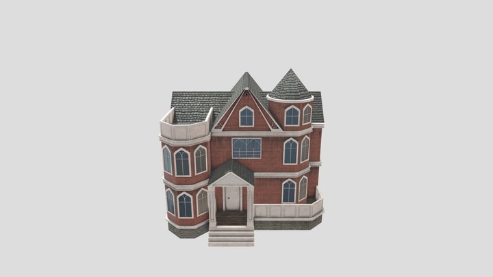 Neo Gothic House - 3D Modelling 3D Model