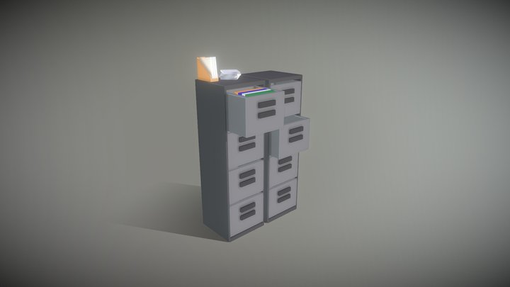 Lowpoly Cabinets