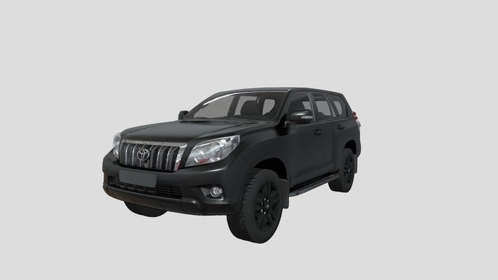 Tayota Prado 2010 3D Model 3D Model