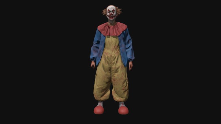 Evil Clown 3D Model