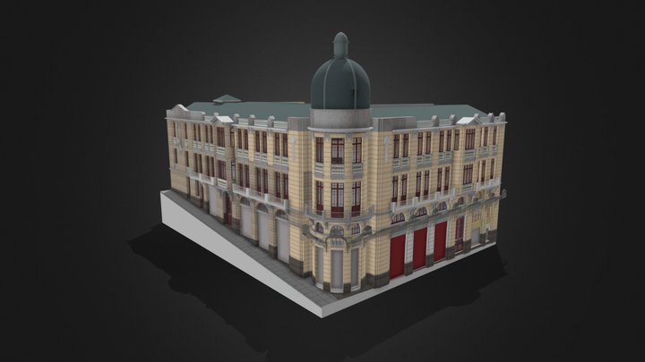 Cine Teatro Princesa 3D Model