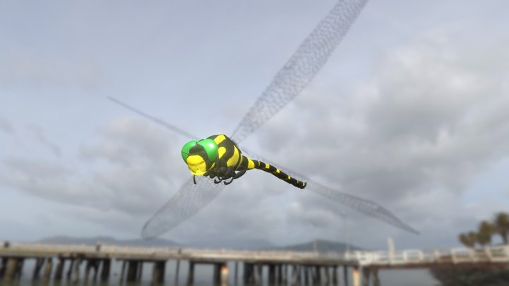 Giant spiketail but more realistic – Gratis 3D-model STL