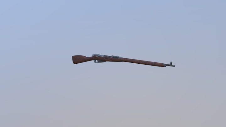 Mosin Rifle 3D Model