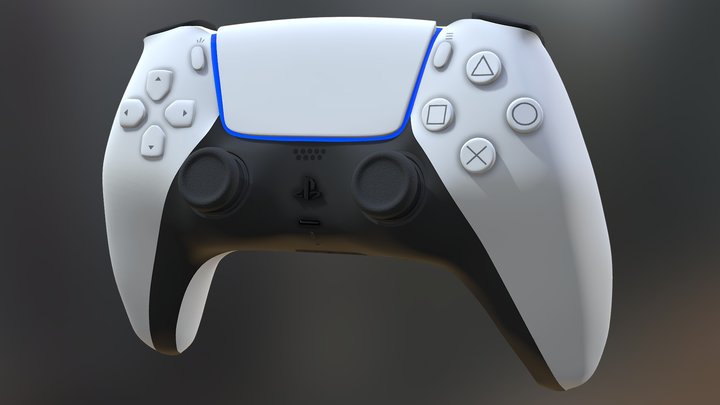 DualSense Sony PlayStation 5 wireless controller 3D Model