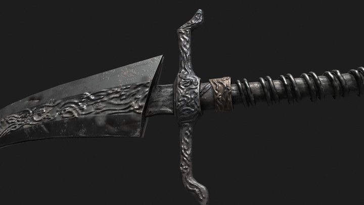 Bloodborne Simon's BowBlade (1) 3D Model