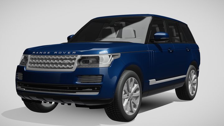 Range  Rover  Vogue TD V6  L405 2018 3D Model