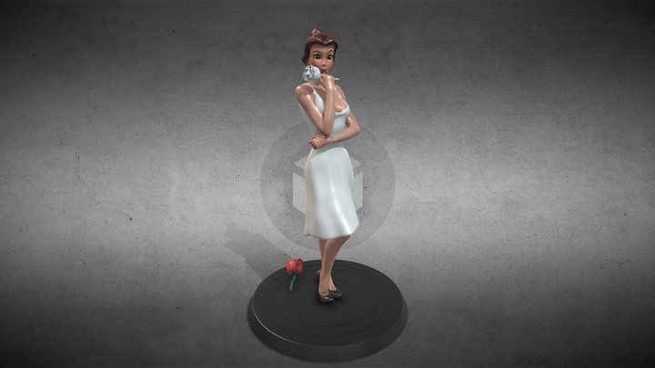 Bele Beauty Figue 3D print model 3D print model 3D Model