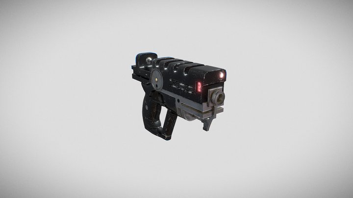 Korben Dallas Gun 3D Model