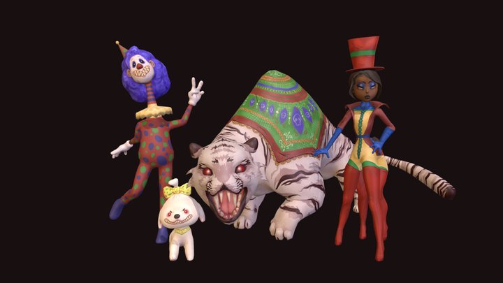 Circus squad 3D Model