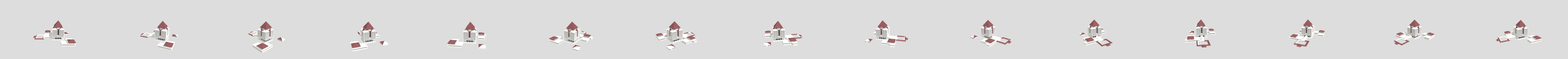Rektorat UI 3D Model