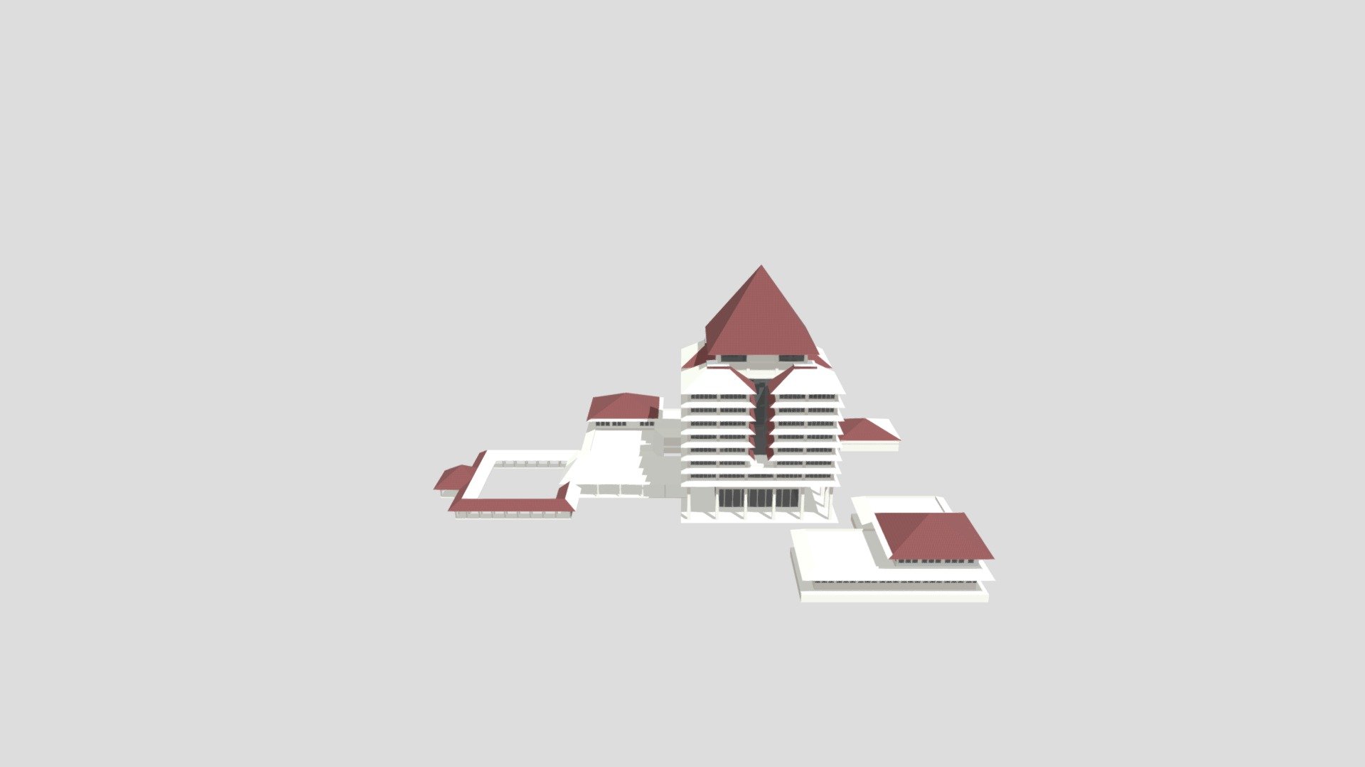 Rektorat UI — Sketchfab embed 3D viewer