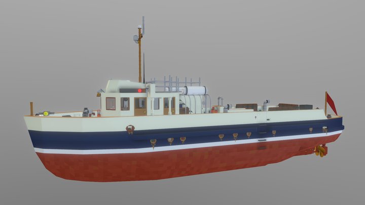 MV Banfield 3D Model