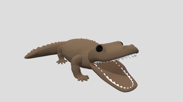 alligator_animated 3D Model