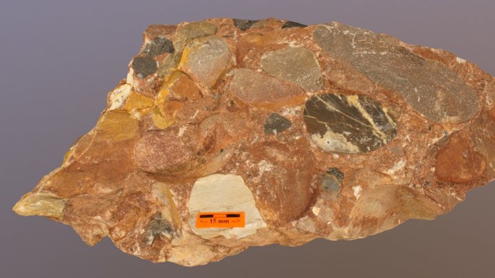 North Horn Conglomerate 02 3D Model