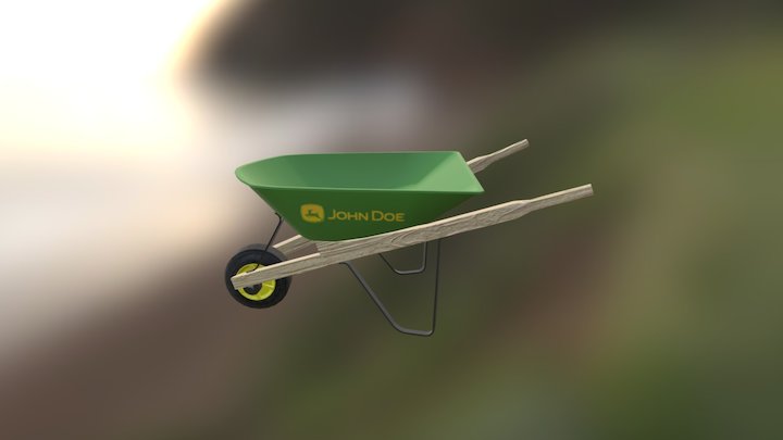 Wheelbarrow 3D Model