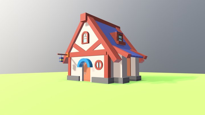 簡易房子 Simple house 3D Model