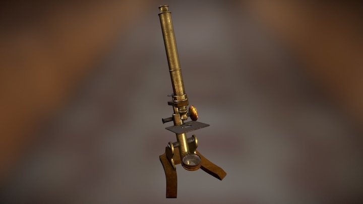 Victorian Microscope JW2017 3D Model