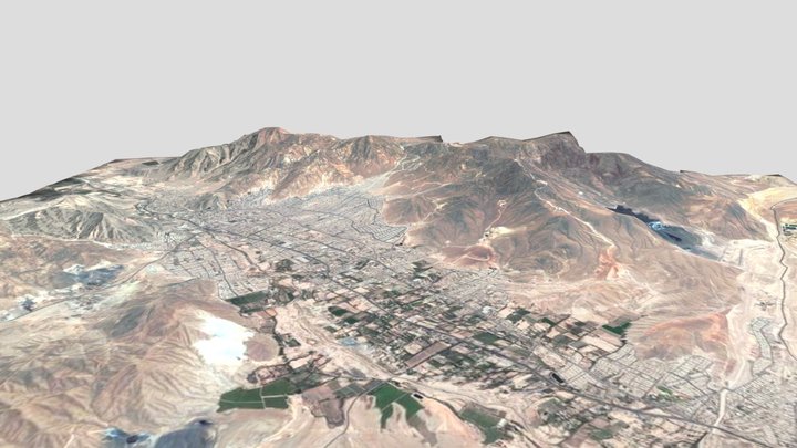 Copiapó, Chile 3D Model