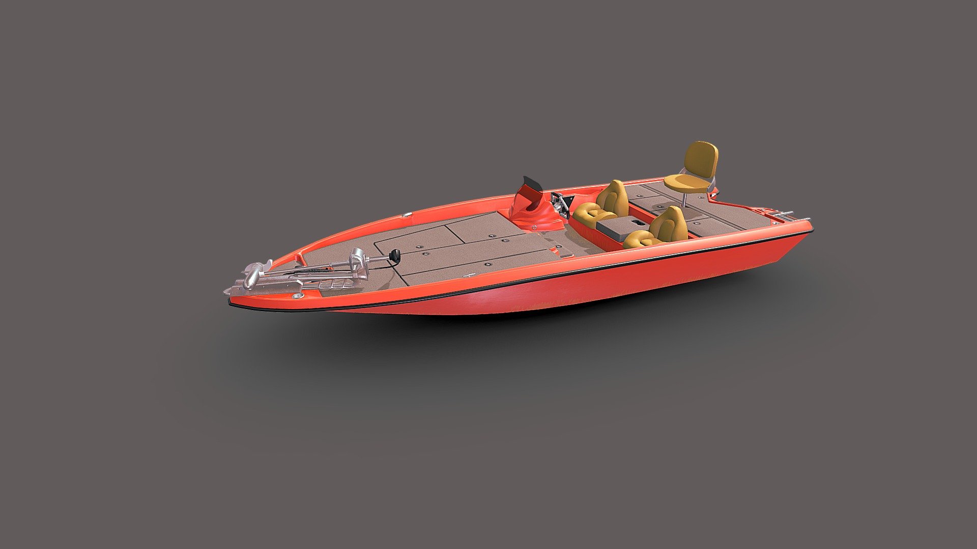 Bass Fishing Boat - Buy Royalty Free 3D model by MaX3Dd (@MaX3Dd