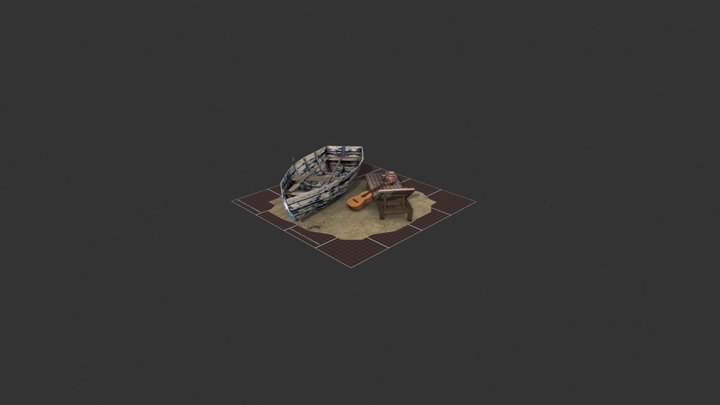 DAE 5 Finished props - By the ocean 3D Model