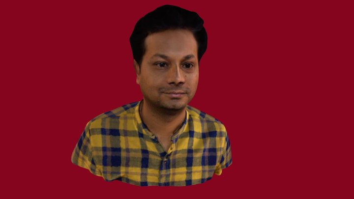 Girish Bust 3D Model