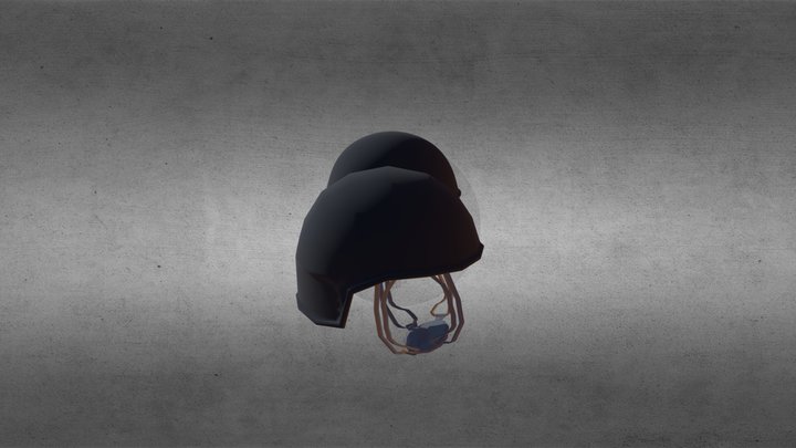 Vertigo Tactical Helmet Work 3D Model