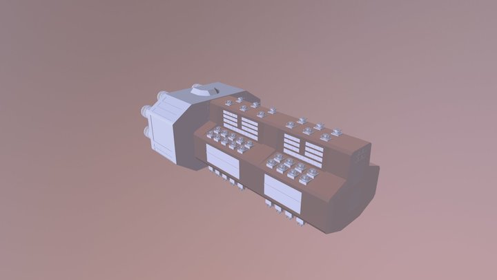 Caracius Class Carrier 3D Model