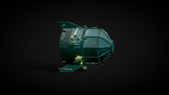 Atlantis Submarine 3D Model