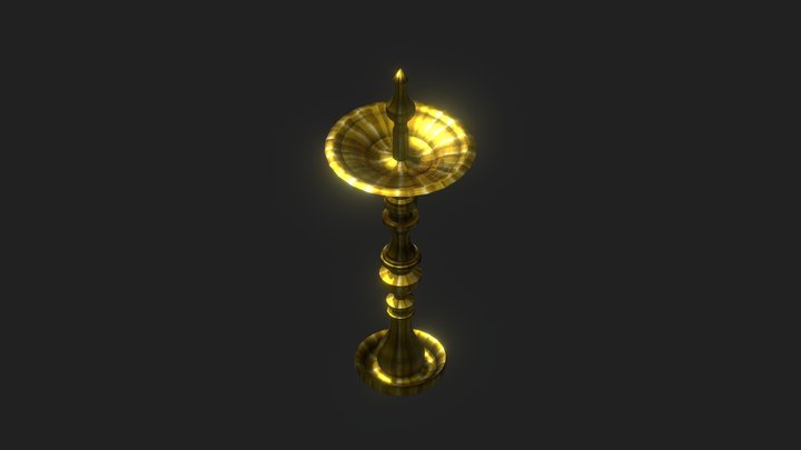 Kuthu Villaku 3D Model