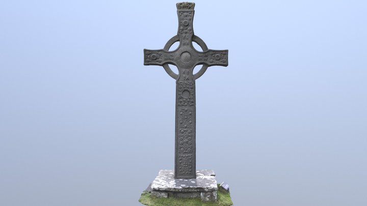 St John's Cross, Iona 3D Model