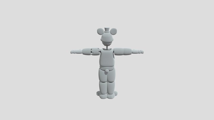 Stylized W. Freddy 3D Model