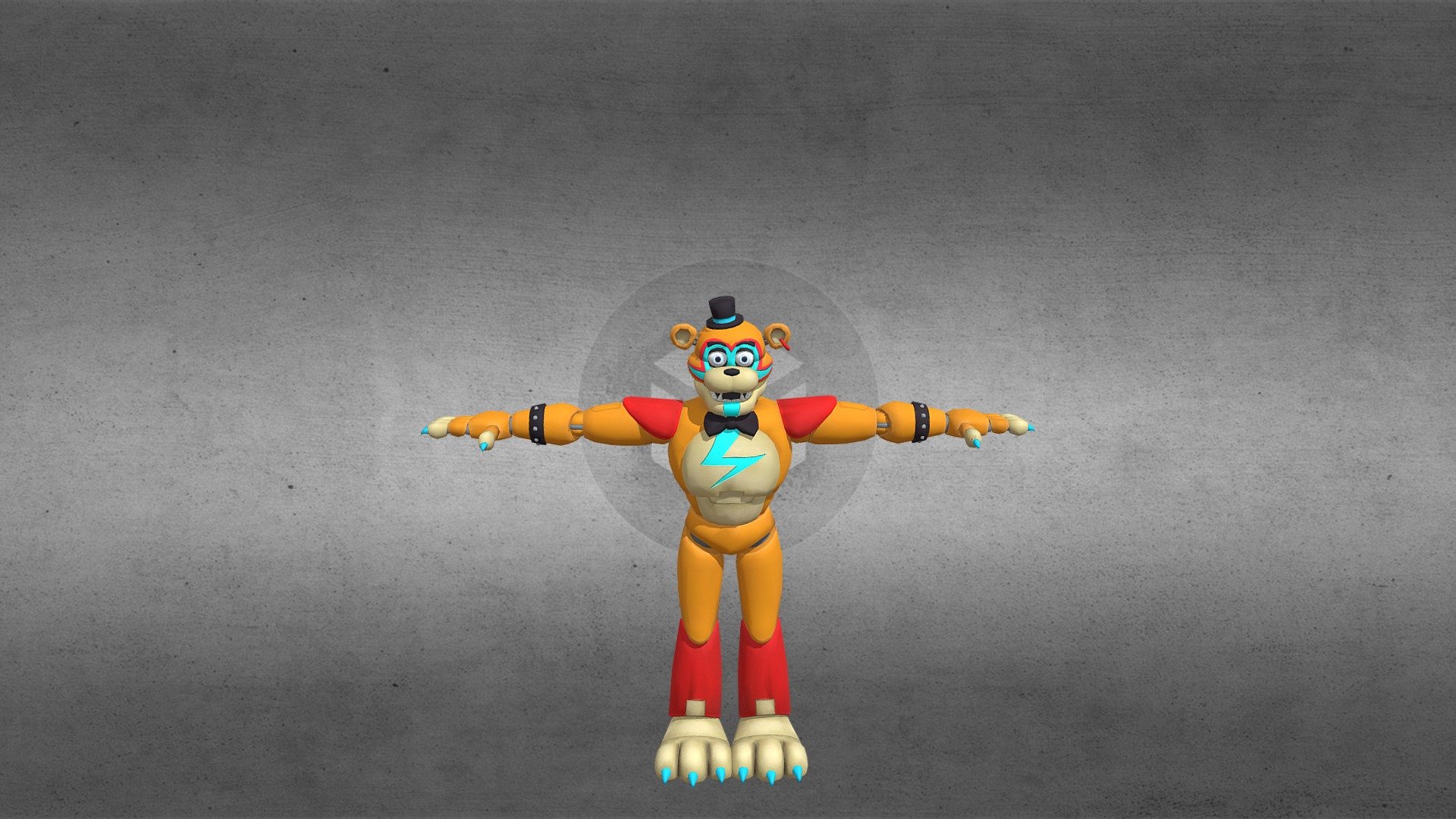 Glamrockfreddy vrc ready model - Download Free 3D model by monkeyboii ...