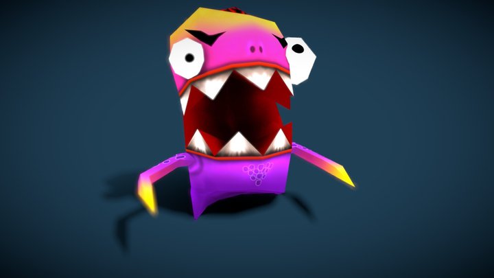 3DRT - Crazy micromonsters - 01 3D Model