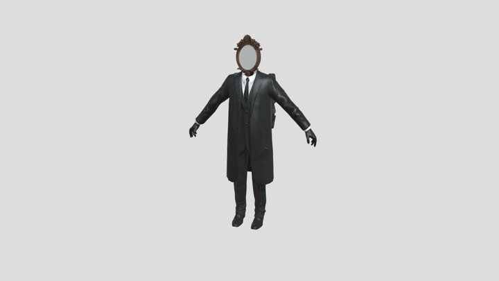 Mirror Man 3D Model