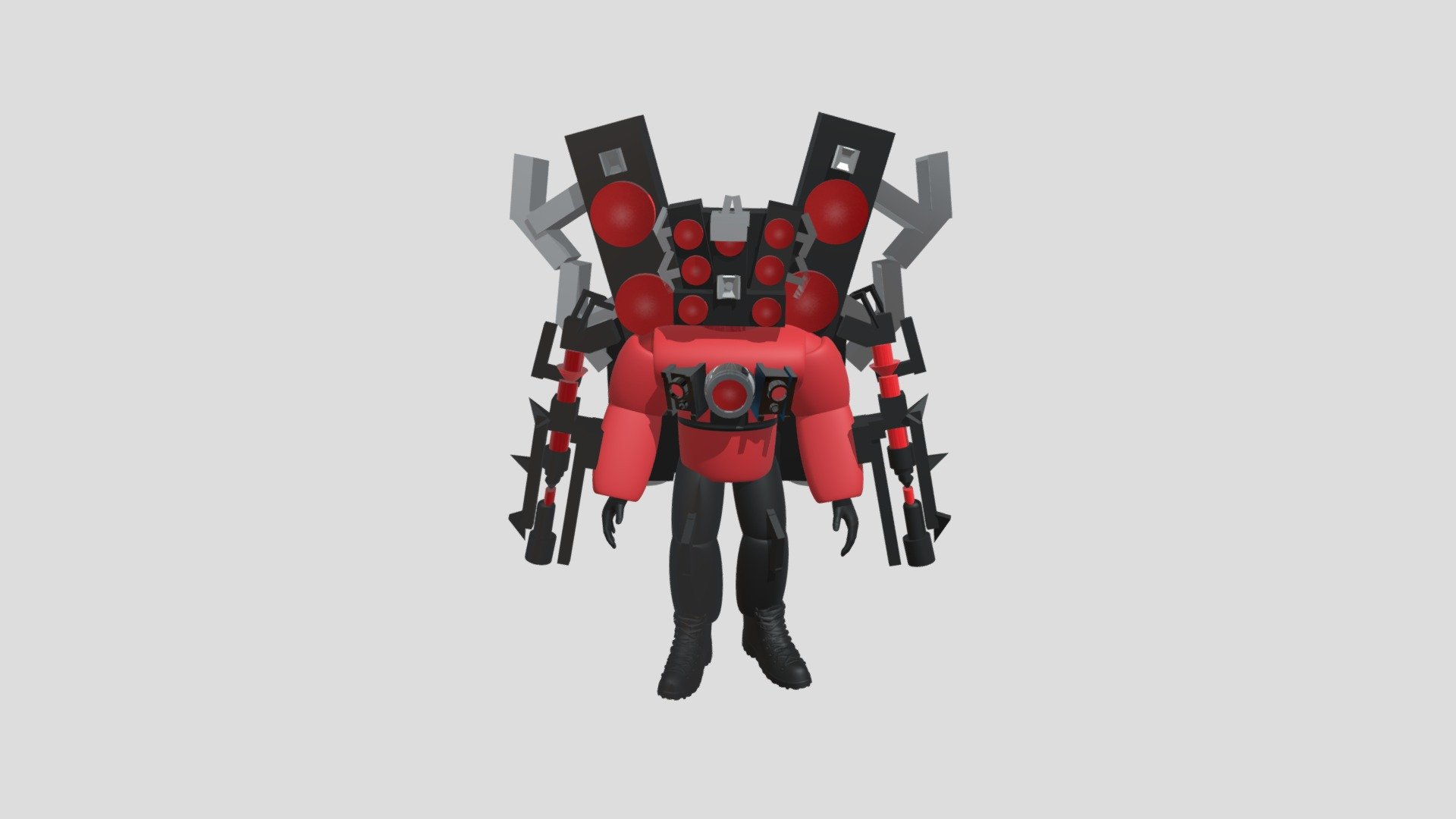 Speakerman Titan - 3D model by Polar (@saifullahbest1000) [acdd24a ...