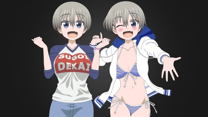 Uzaki Hana - Uzaki-Chan 3D Model