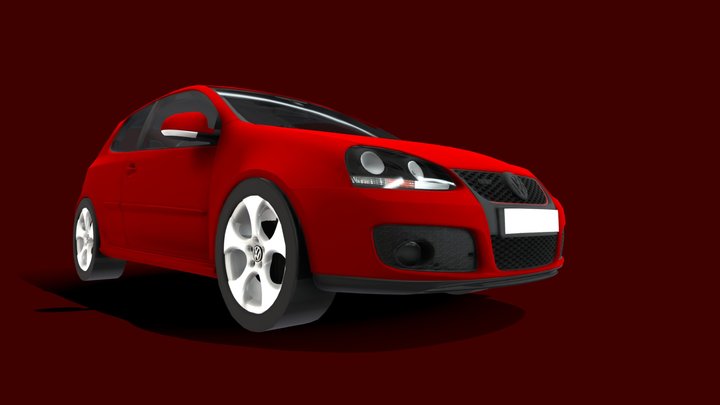 VW Golf V GTI Grand Turismo 5 3D Model