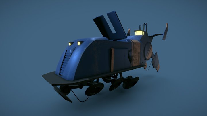 Lokskepp 67 - Stålenhag 3D Model