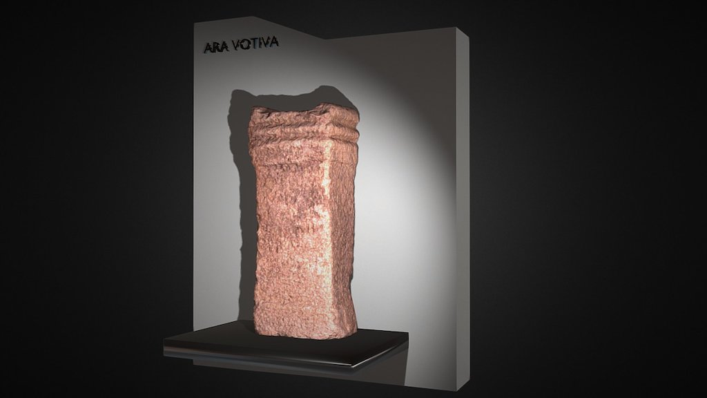 ARA VOTIVA I 3D model by Museu de Arte Sacra e Arqueologia (MASA
