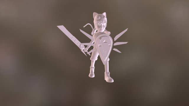 warrior 3D Model