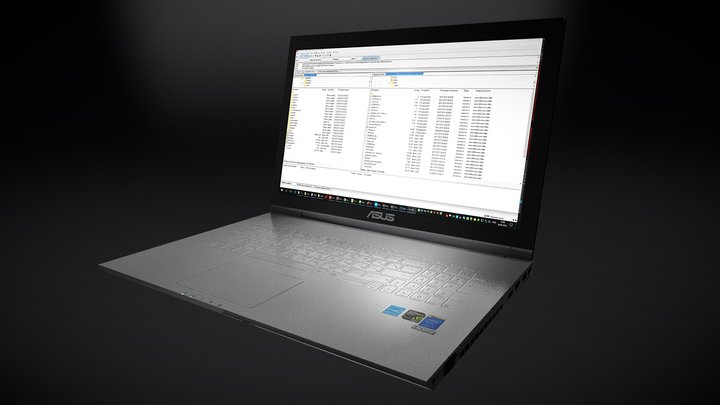 Asus NoteBook 3D Model