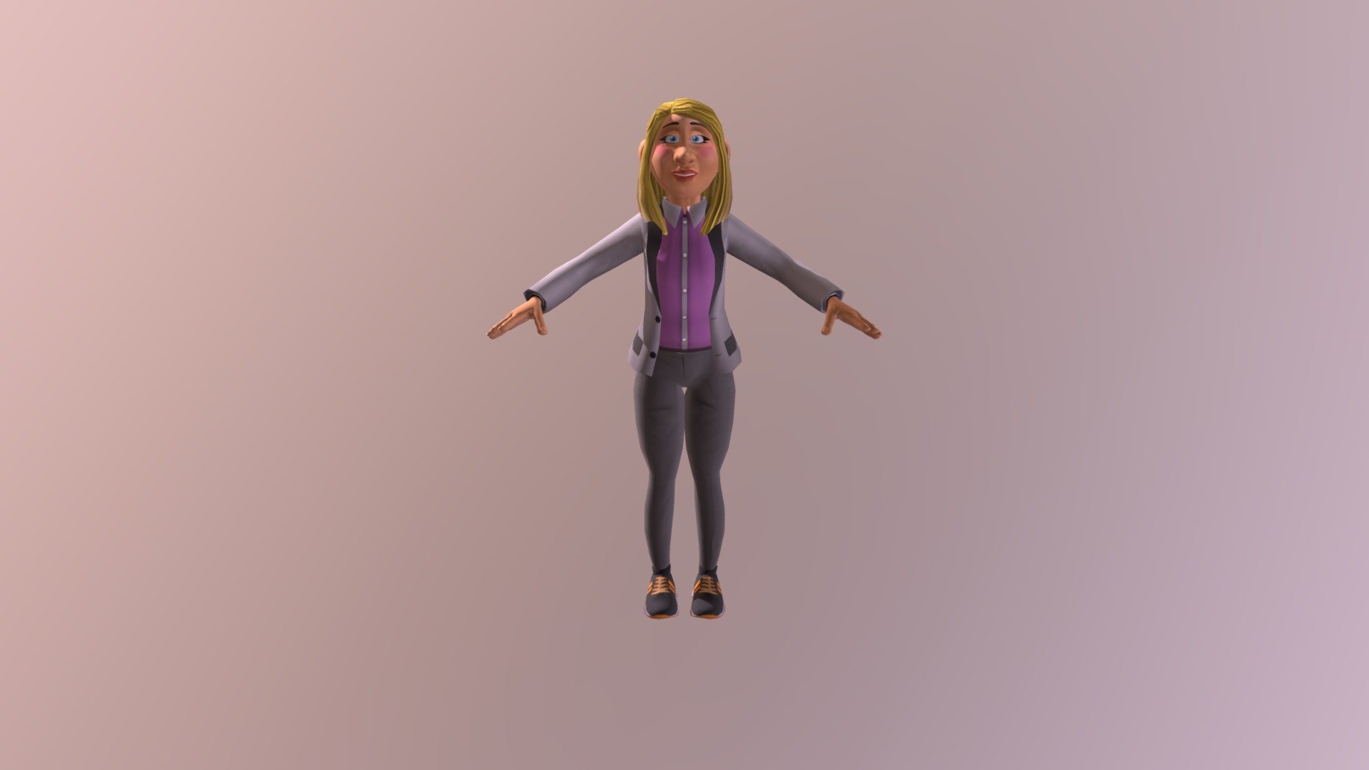 Toon Female02 - Download Free 3D model by edouard77 (@edouard77) [acde85b] - Sketchfab