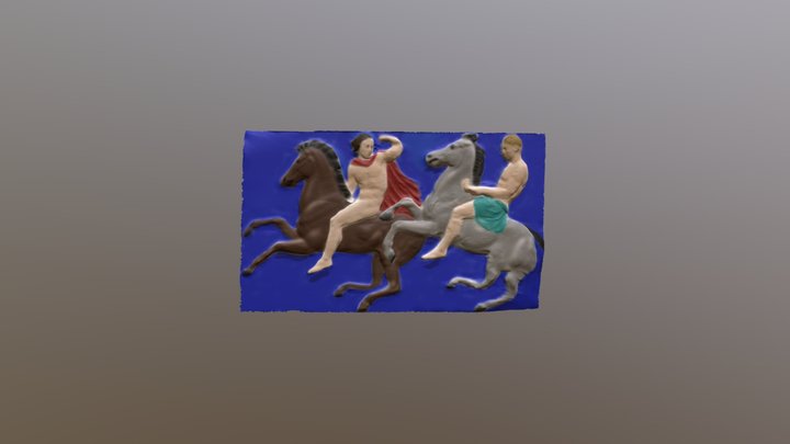 Adelstein, Parthenon frieze WII - Final Model 3D Model