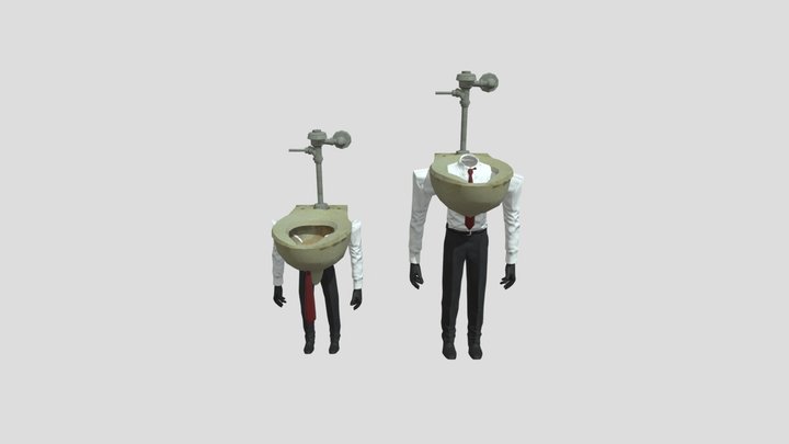 Mutant toilet base 3D Model
