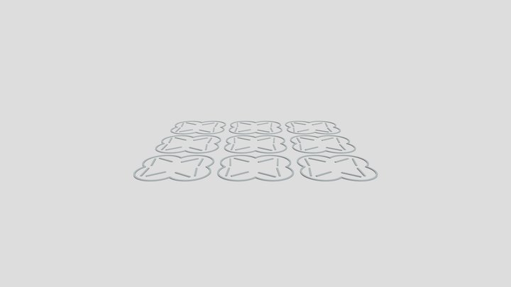 Week 06 - flowers  Pattern Stretchable 3D Model