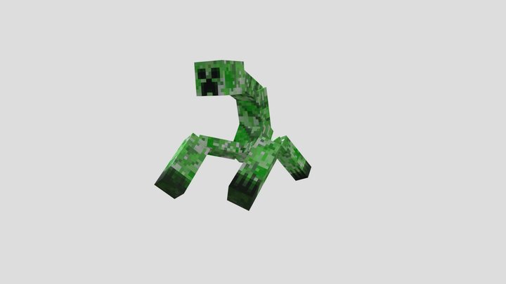 MUTANT CREEPER ORIGINAL, DOWNLOAD 3D MODEL 3D Model