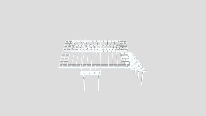 стропильная конструкция 3D Model